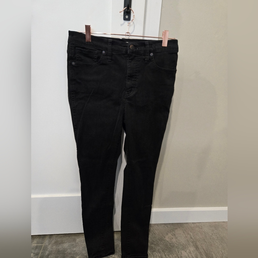 Madewell Black High-Rise Skinny Jeans